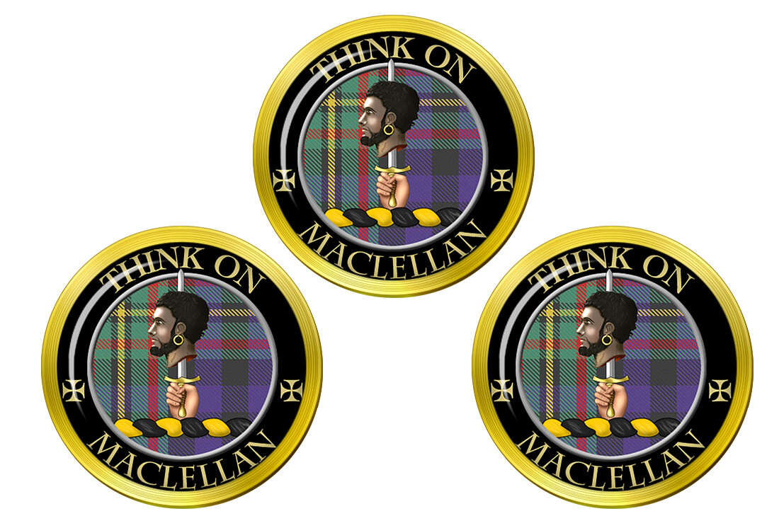 Maclellan Scottish Clan Golf Ball Markers