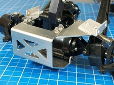 Aluminum Axle Lower Bumper with Servo Shock Mount Plate Tamiya 1/10 Clodbuster