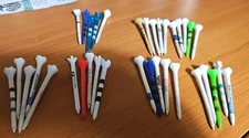 3 1/4" Plastic Golf Tees (35) (Lot) 