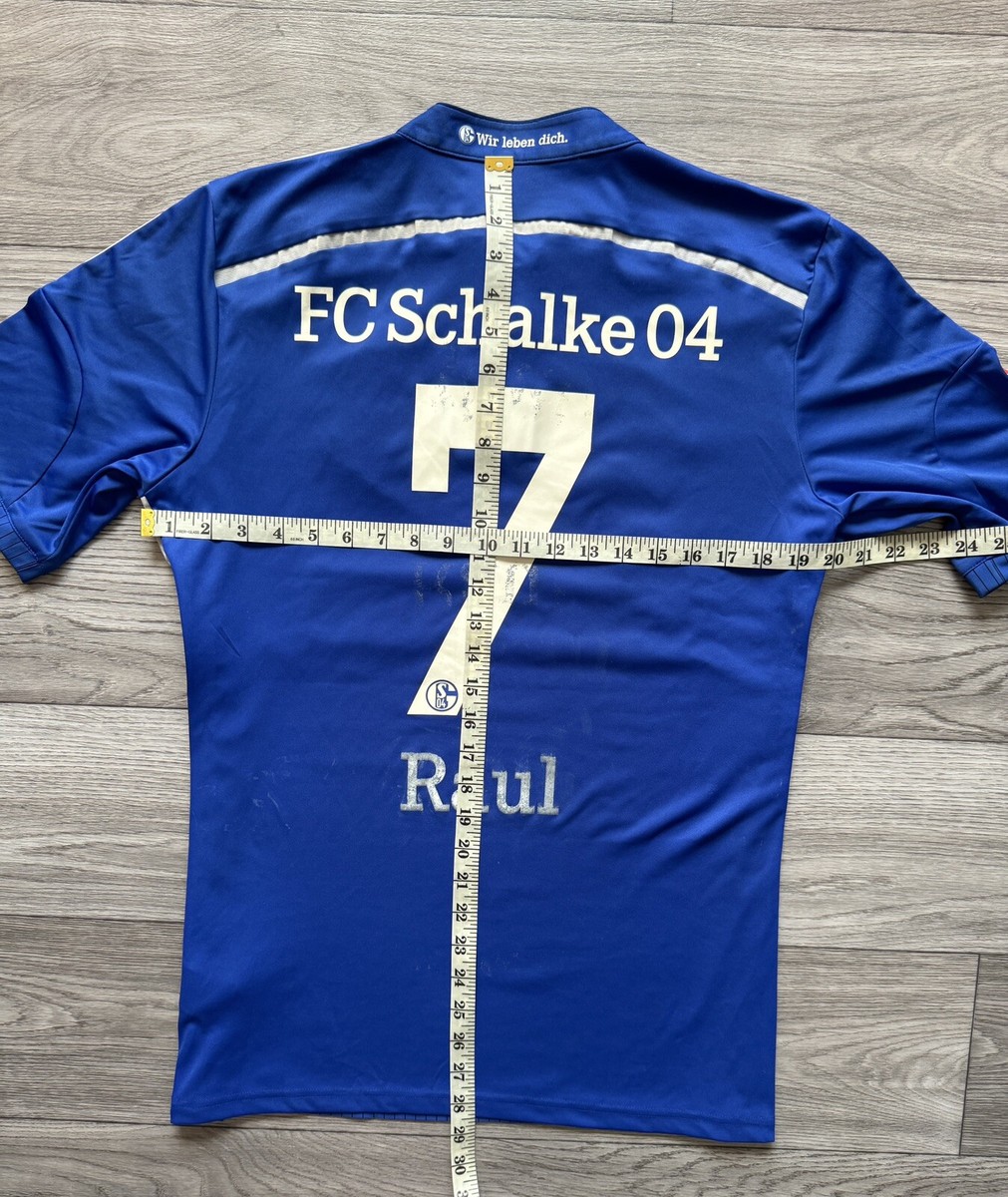 Adidas Schalke 04 2014/2015 #7 Raul Football Jersey Soccer