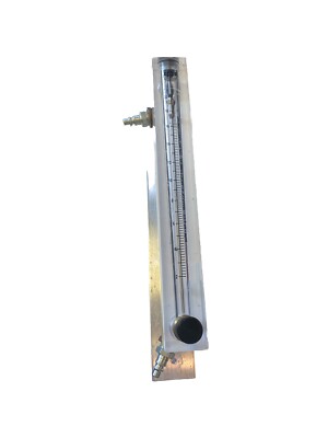 King Instrument PVC / Acrylic Pipe Flow Meter 20 SCFM 14'' Long