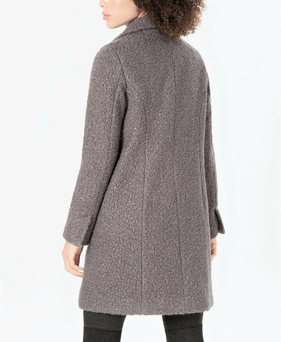 Tahari Sheila Asymmetrical Textured Coat MSRP 360 Size M 7A
