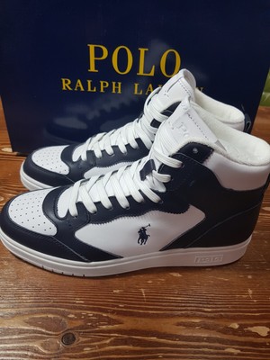 ''POLO RALPH LAUREN'' nr.43 HERREN SNEAKERS ''BASKET Typ Linie'' Farbe NAVY