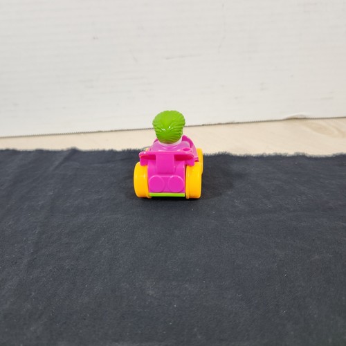 Fisher Price Little People Wheelies DC Comics Batmans 3" Purple Joker Racer Car - Picture 4 of 11