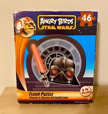 Angry Birds Star Wars 3 Foot 24" x 36" 46 Piece Floor Puzzle New Open Box