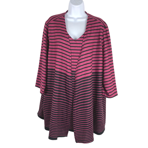 Catherines women's plus-size 4X 30/32W V-neck 3/4 sleeves