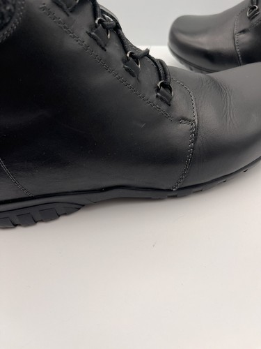 Propet Boot Propét Delaney Black Leather Boots Shoes 10W US/8UK/41EU - Picture 15 of 15