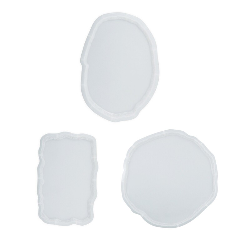 Multi-Shape Silicone Molds for Epoxy Resin Crafting