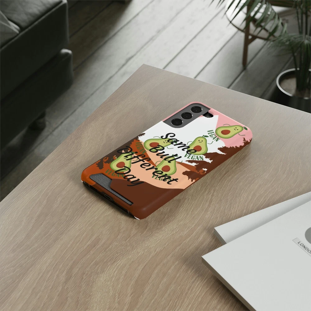 Slim Protective Phone Case with Built-in Card Holder  