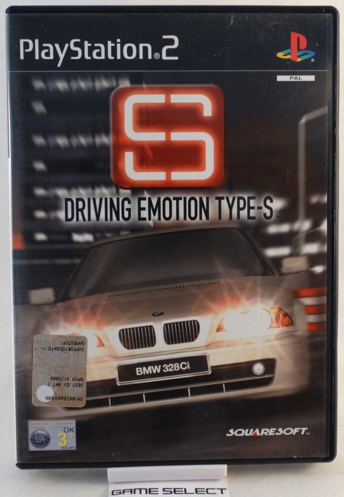 Driving Emotion Type-S Sony PS2 Playstation 2 Pal - Original Complet