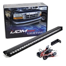 Behind Grille 30 Led Light Bar Kit W Bracketsrelay For 92-96 Ford Bronco F150
