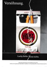 LUCKY STRIKE Reklame/Werbung - Anzeigenmotiv: Vers&ouml;hnung.