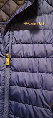Columbia Sportswear Jacket Womens XS Blue Purple Puffer Zip