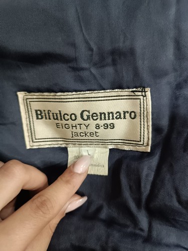 CAPPOTTO 80% lana Mod. MONTGOMERY usato Uomo Man Blu Tg L XYR299L - Foto 3 di 11
