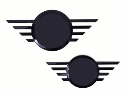 Front+Rear Conversion Replacement Emblem Badge For Mini Cooper R50 R52 R55 R56