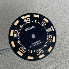 New style C3 lume Black w/date Dial for skx007 NH35 7S26 4R 28.5mm