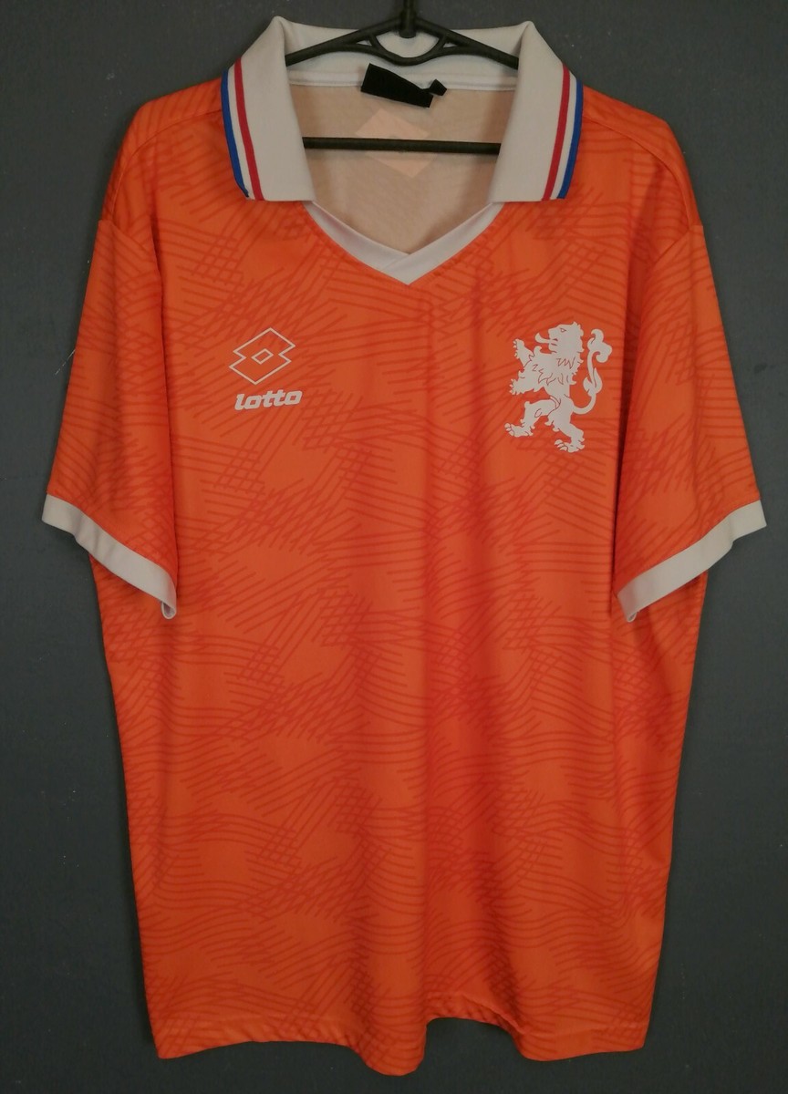 Lotto 1992-1994年 オランダ代表 ゲームシャツ ユニフォーム HOLLAND 1992 1994 HOME FOOTBALL SHIRT SOCCER JERSEY LOTTO VINTAGE