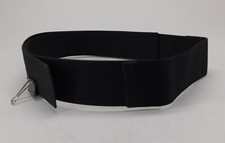 Weight Belt Webbing with Elastic Insert. 2" x 49" Black. Scuba Diving, Snorke