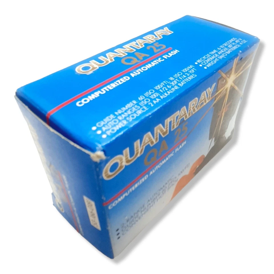 NEW QUANTARAY FLASH QA 25 QA25 Automatic Computerized Hot Shoe Mount Auto 60°  - Image 4 of 4