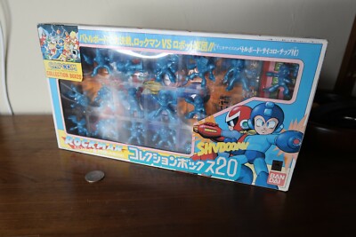 Rare 1992 Bandai Rockman Mega Man Keshi Boardgame Collection