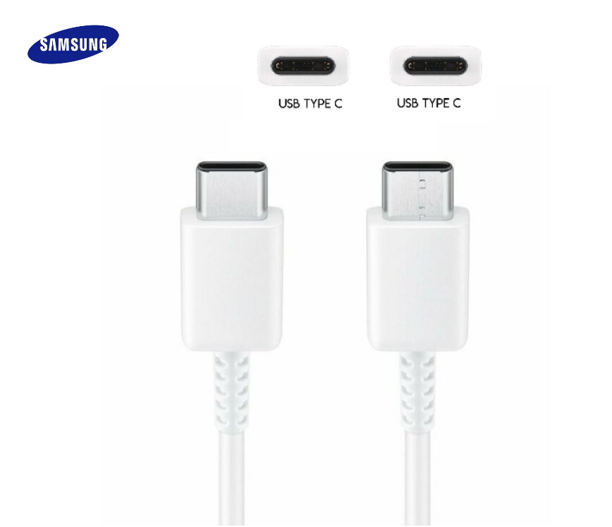Original Samsung Super Schnellladegerät 25W USB-C Ladekabel Galaxy S22 S23 Weiß