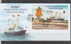 GB JERSEY 2008 Jersey Naval Connections 11 M/Sheet FDC per scan