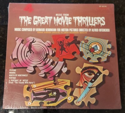 Sealed Bernard Herrman Music From The Great Movie Thrillers Vinyl Lp Record