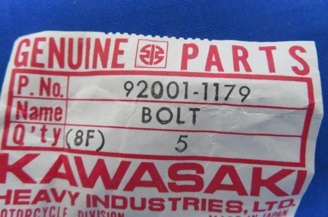 NOS Kawasaki # 92001-1179 BOLT,8X46 KX80 KX85 KX100 KLX140 Chain