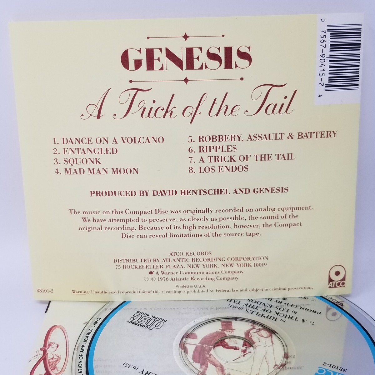 Genesis A Trick of the Tail CD | eBay