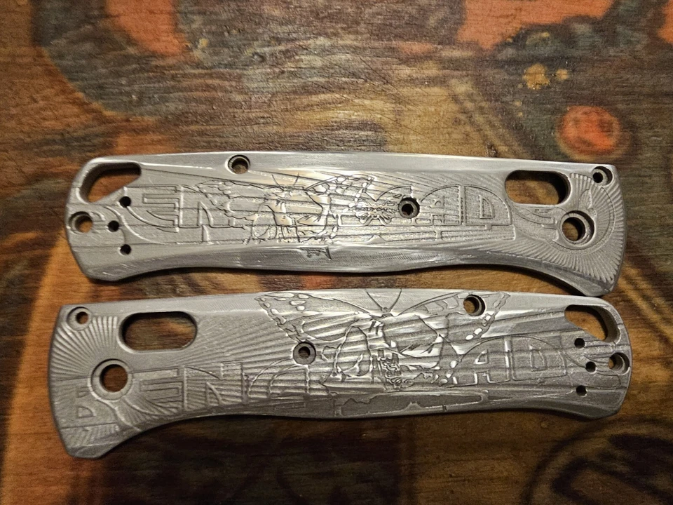 Básculas de aluminio aeroespacial de alto grado personalizadas Bugout 535 Benchmade 7000 Foto 2 de 4