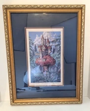 Randal Spangler THE MUSHROOM INN Excellent Framed and Matted Art Print Ltd. Ed.