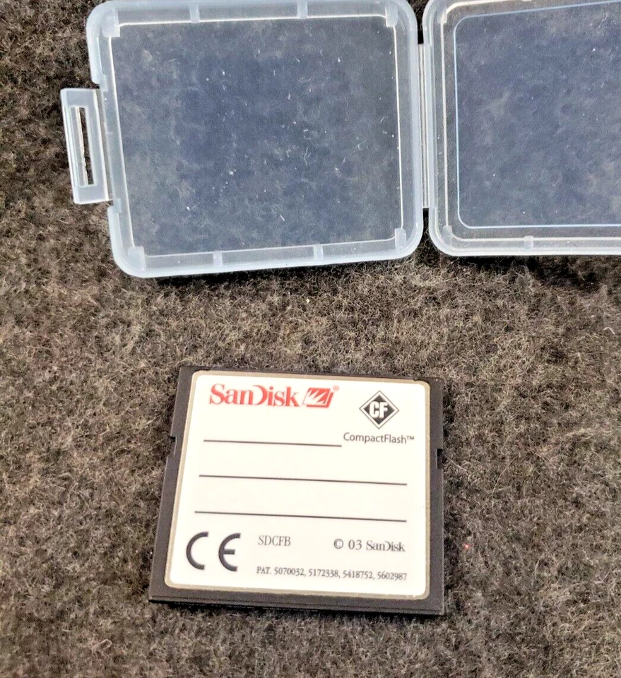 2GB SanDisk CompactFlash Memory Card 2G CF Card SDCFB-2048Genuine w/case ..(SB3) - Image 4 of 4