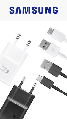 Original Samsung Galaxy Schnellladekabel USB C Ladegerät für S10 S20 S21 Note10
