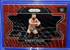 2022 Panini Prizm WWE Ruby Red Wave Robert Roode #30 SP RARE
