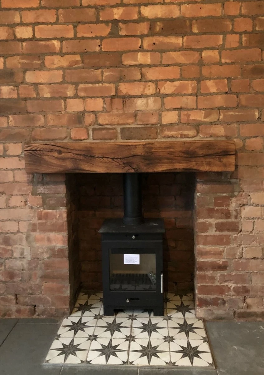 BESPOKE X-LARGE OAK FIREPLACE MANTEL BEAM Mantelpiece Lintel Log Burner  Mantle | eBay