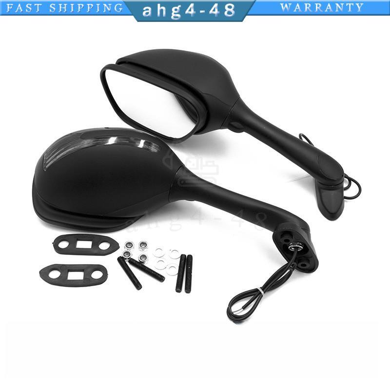 2Pcs Rearview Side Mirrors LED Signal Light Lamp For SUZUKI 1000 2005-2015