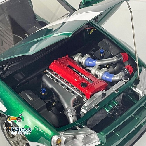 Coches de carreras de deriva de radiocontrol a escala 1/8 de metal Capo R34 4x4 motor sin escobillas modelo RTR - Imagen 10 de 11