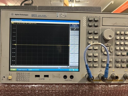 Agilent E5071C, 4-Port Network Analyzer, 8,5GHz, 019,480,UNQ, MY46110664 # - Picture 16 of 17