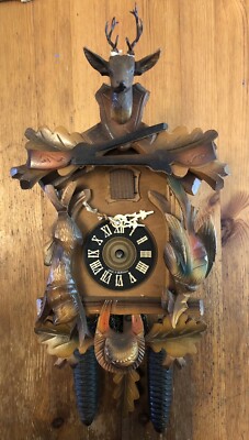 Vintage German Black Forest Cuckoo Clock for Parts or Repair | eBay