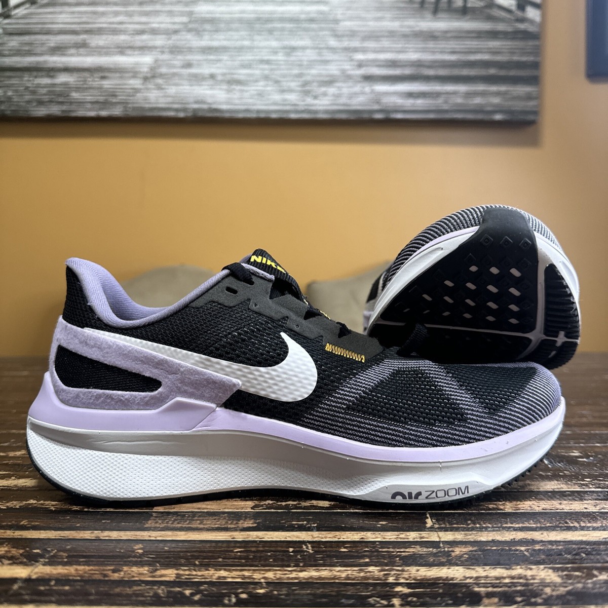 Nike Women's Structure 25 Road Running Shoes Black/Daybreak