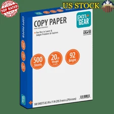 High Quality Copy Paper 500 Sheets 8.5x11 Multi-Purpose Printer Compatible New