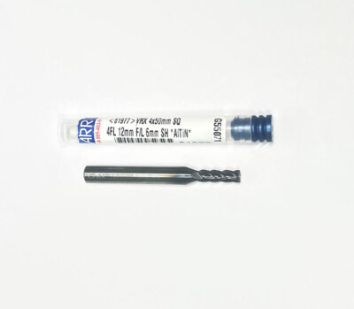 GARR Tool VRX 4x50mm SQ 4FL 12mm F/L 6mm ALTIN G55071 Hartmetall Schaftfräser
