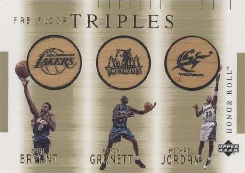 2001 Upper Deck Kobe Bryant Kevin Garnett Game Jersey Combo | eBay