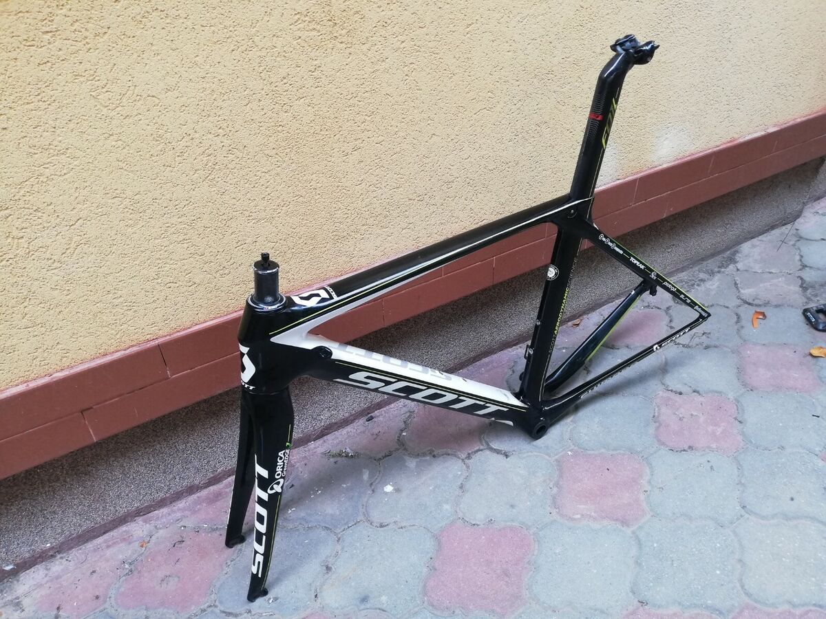 Scott Foil Team Issue Orica GreenEdge Carbon Frameset | eBay Scott Foil Team Issue Orica GreenEdge Carbon Frameset | eBay
