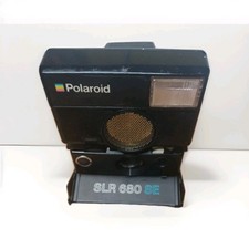 Polaroid SLR 680 SE Instant Camera w/Original Strap ReConditioned FILM TESTED