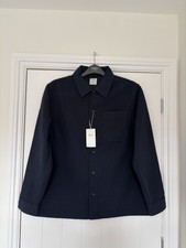 MARKS & SPENCER MENS NAVY BLUE TEXTURED OVERSHIRT SHACKET Size XL Bnwt