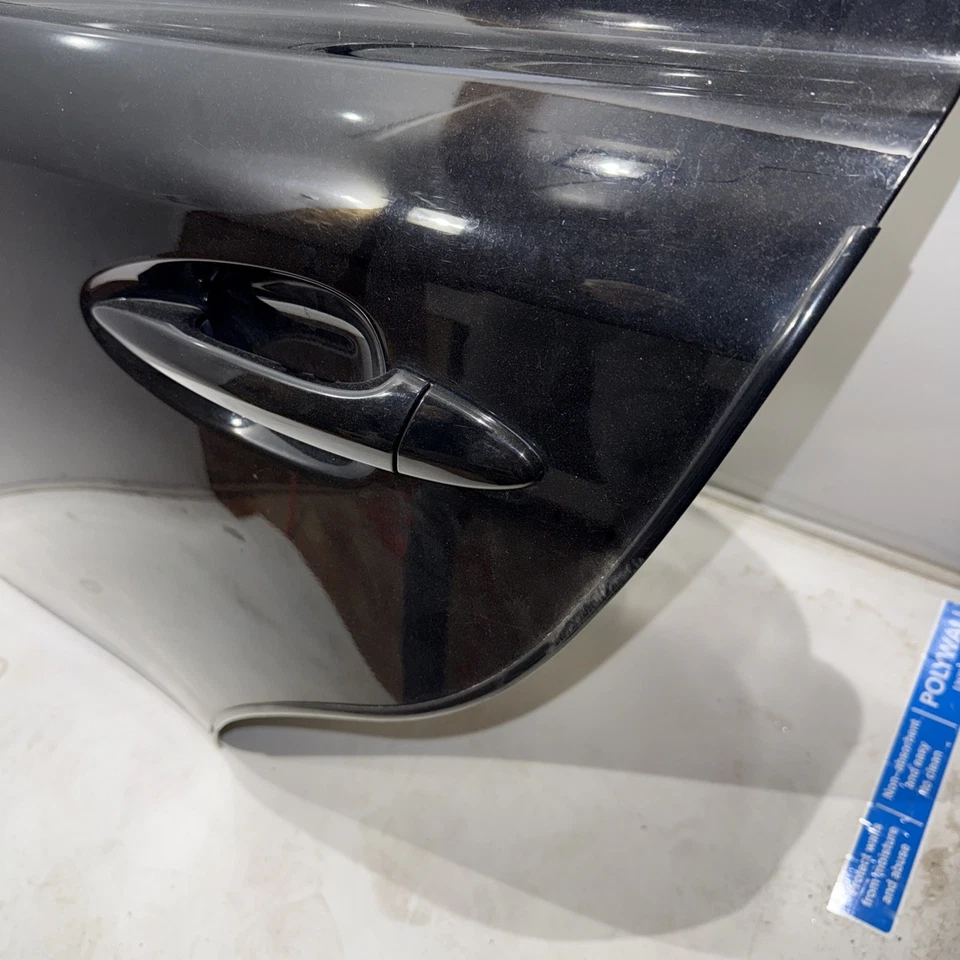 Puerta trasera izquierda del conductor compatible con 06-13 LEXUS IS250 negra [SOLO RECOGIDA] Foto 4 de 4