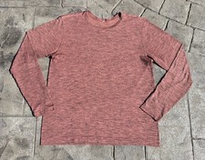 Lululemon Metal Vent Tech Athletic Wear Red Long Sleeve T-Shirt Size XL