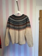 Fairisle Pullover Closed Alpaka