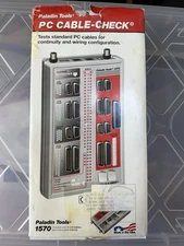 NOS CONNECTOOL PALADIN TOOLS 1570 PC CABLE CHECK ORIGINAL + BOX & MANUAL